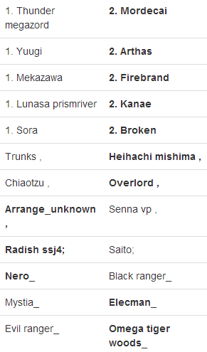 Bad Player Names